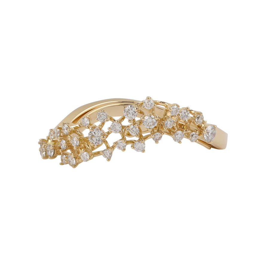 Scatter Floating Diamond Ring, Yellow