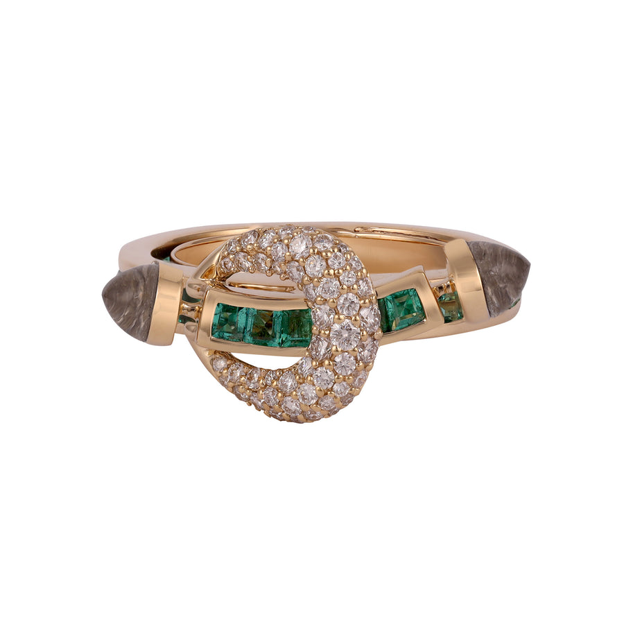 Chakra Emerald Ring, Yellow
